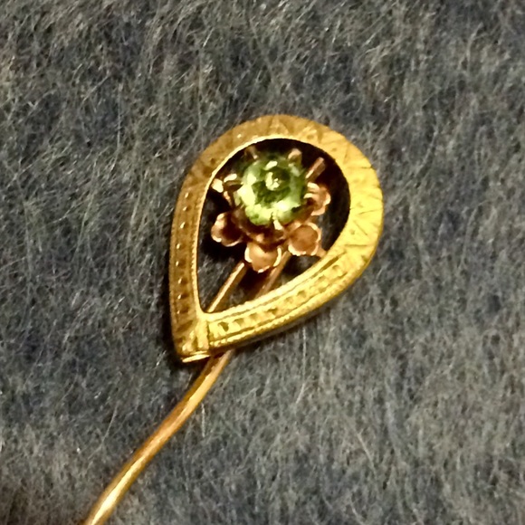 Antique Victorian / Edwardian Gold Stick Pin - Picture 6 of 6